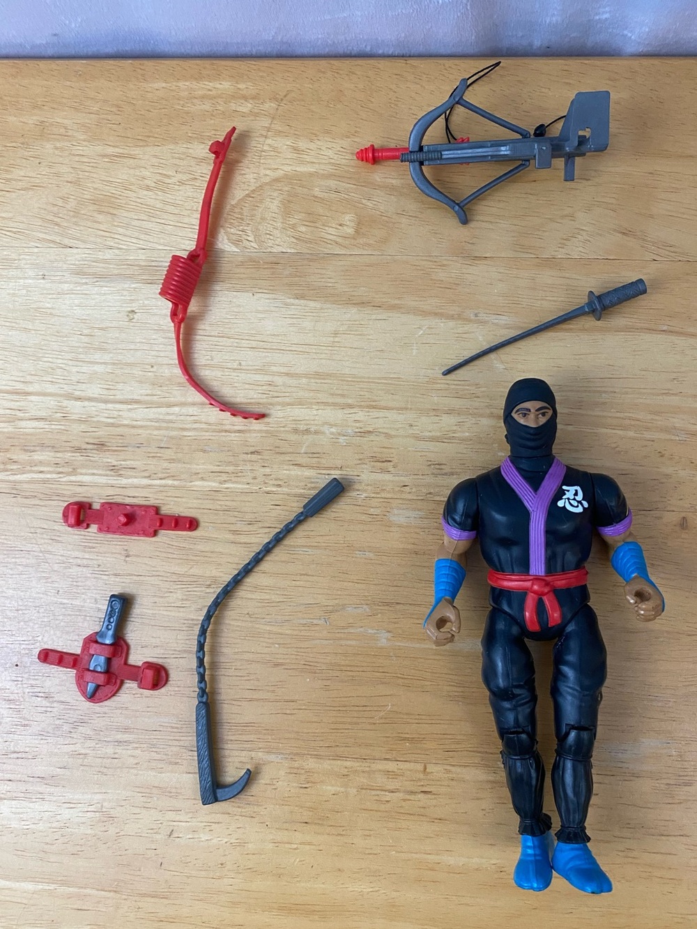 Vintage 1986 Coleco Rambo Force of Freedom Black Dragon Action Figure